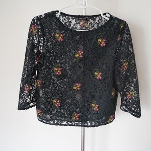 Zara Lace black top